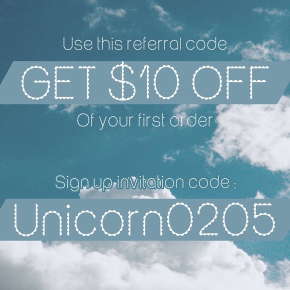 Other - COPY - New to poshmark? Referral code for $10 off invitation code
